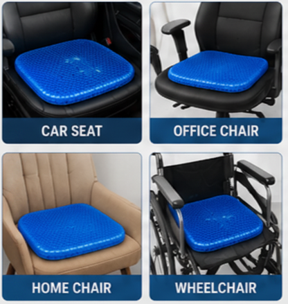 Cooling Gel Seat Cushion for Cars & Office Chairs