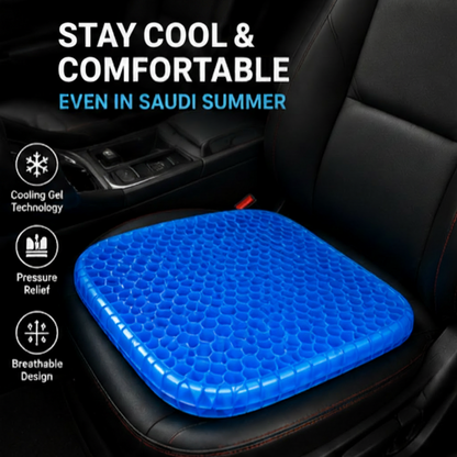 Cooling Gel Seat Cushion for Cars & Office Chairs
