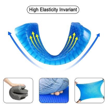 Cooling Gel Seat Cushion for Cars & Office Chairs