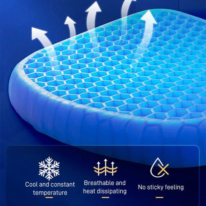 Cooling Gel Seat Cushion for Cars & Office Chairs